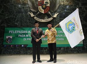 Anies Baswedan Lepas Peserta MTQ Nasional