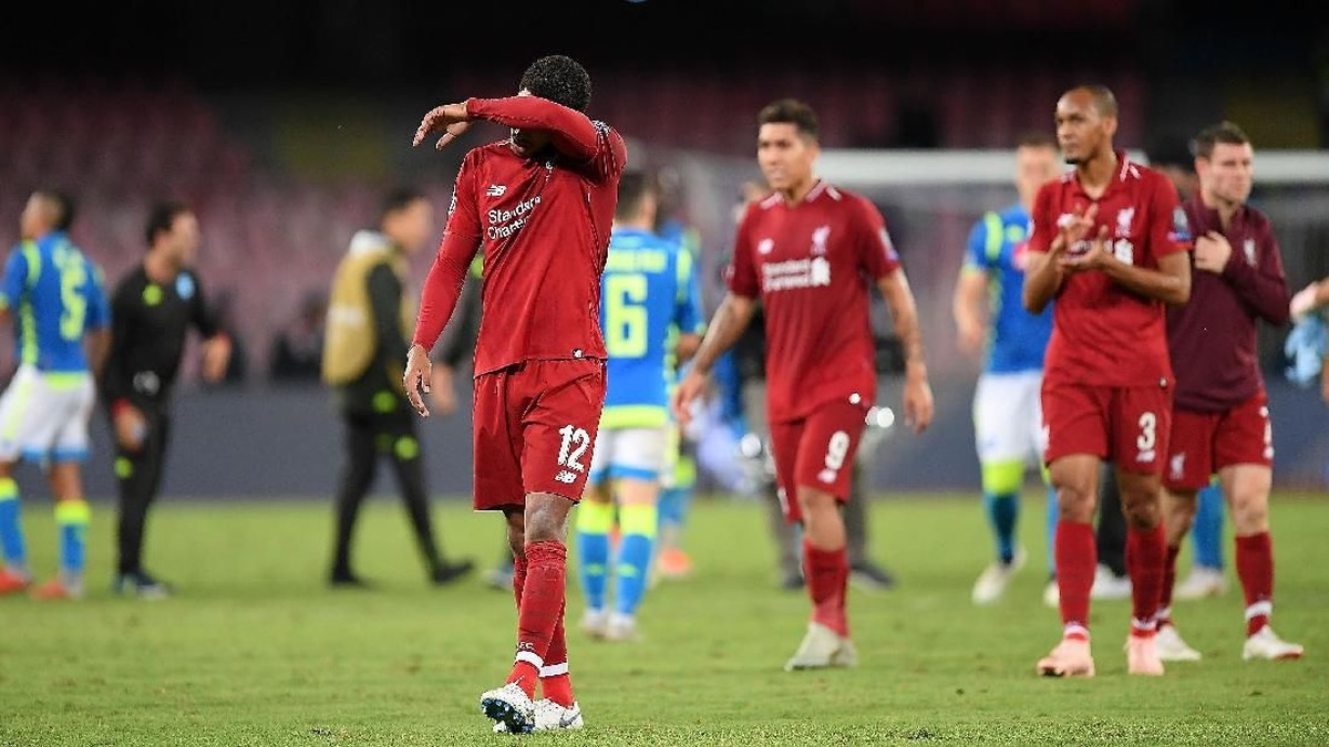 Liverpool kalah 0-1 dari Napoli di Liga Champions (Foto: Francesco Pecoraro/Getty Images)