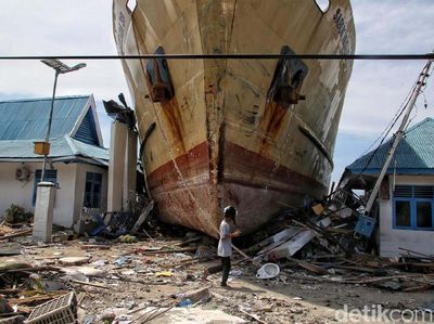 KM Sabuk Nusantara 39, Kapal 500 Ton yang Terseret ke Daratan