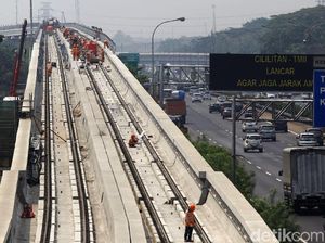 Pasca Dikritik JK, Adhi Karya Kaji Ulang LRT Cibubur-Bogor