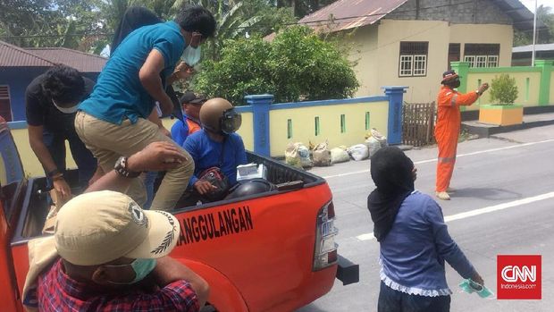 Gunung Gamalama di Ternate Erupsi, Tiga Kecamatan Terdampak