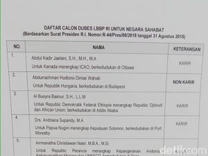 Jubir Kemlu hingga Eks Pimpinan MPR Ditetapkan Jadi Dubes RI Jubir Kemlu hingga Eks Pimpinan MPR Ditetapkan Jadi Dubes RI