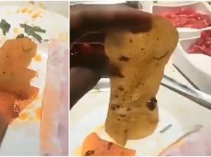 Duh, Wanita Ini Temukan Pembalut Dalam Hot Pot Pesanannya