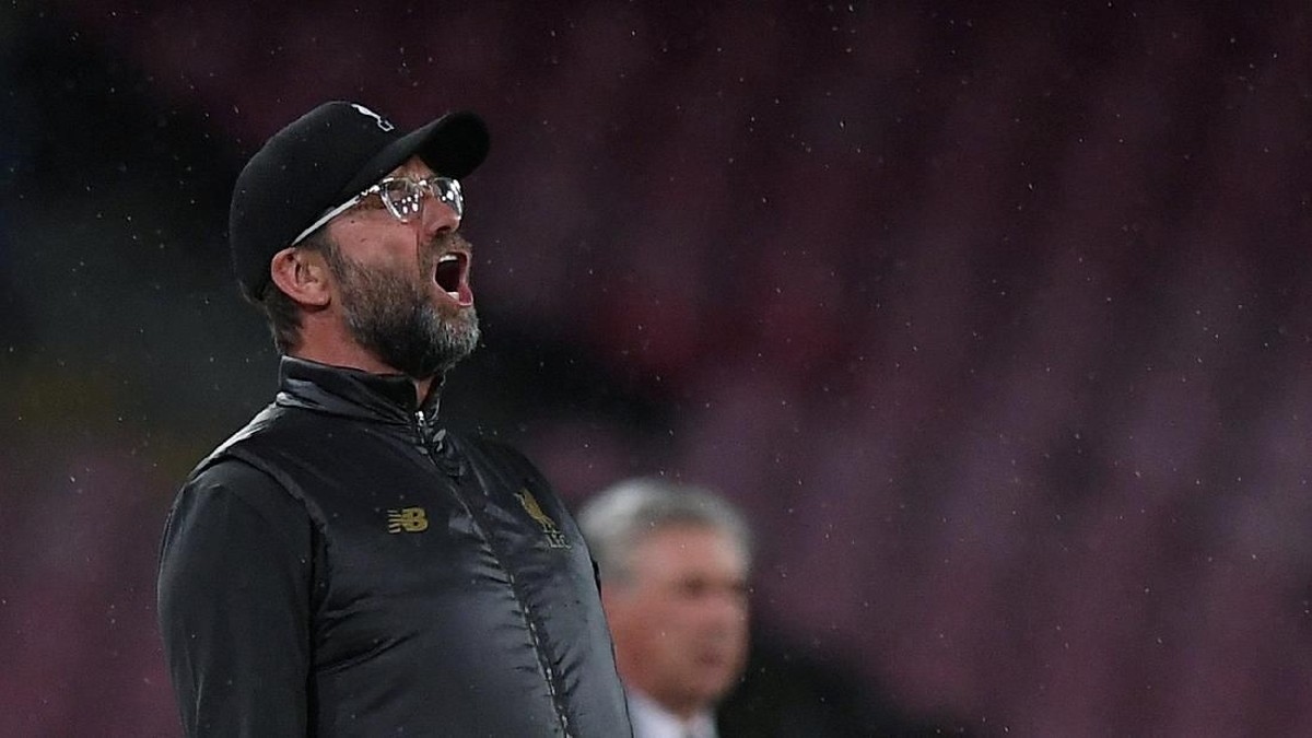 Juergen Klopp punay rekor buruk menghadapi tim-tim Italia (Alberto Lingria/REUTERS)
