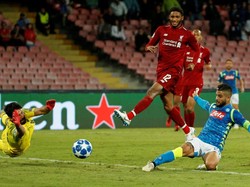 Hasil Liga Champions: Gol di Menit ke-90 Menangkan Napoli atas Liverpool