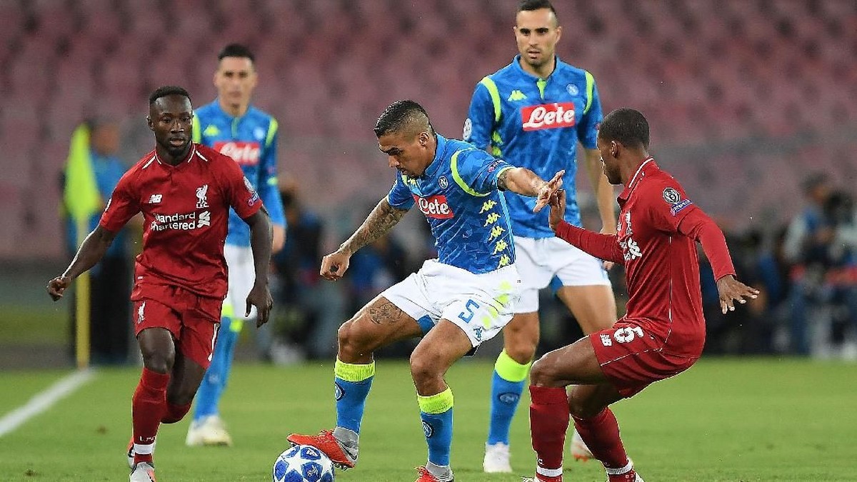 Liverpool dan Napoli saling bunuh di matchday 6 Liga Champions untuk lolos ke 16 besar. (Foto: Francesco Pecoraro/Getty Images)
