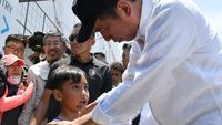 Momen Izrael Bocah Korban Gempa Palu Ingin Ikut Jokowi
