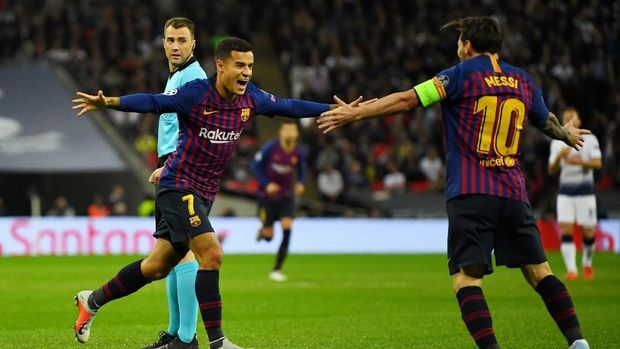 Lionel Messi dikabarkan lebih senang bermain dengan Philippe Coutinho.