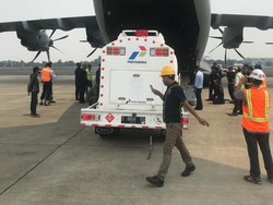 Pakai Hercules, Pertamina Terbangkan 2 Mobil Tangki BBM ke Palu