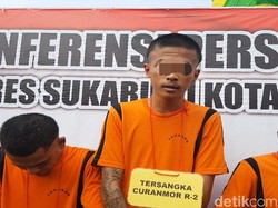 Garong Spesialis Motor Matik Sukabumi Diciduk, Begini Kiprahnya