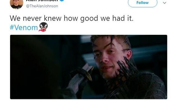 Reaksi Kocak Netizen Komentari Film Venom