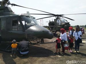 Warga Bisa Tonton Senjata dan Heli Canggih TNI di Bandara Semarang