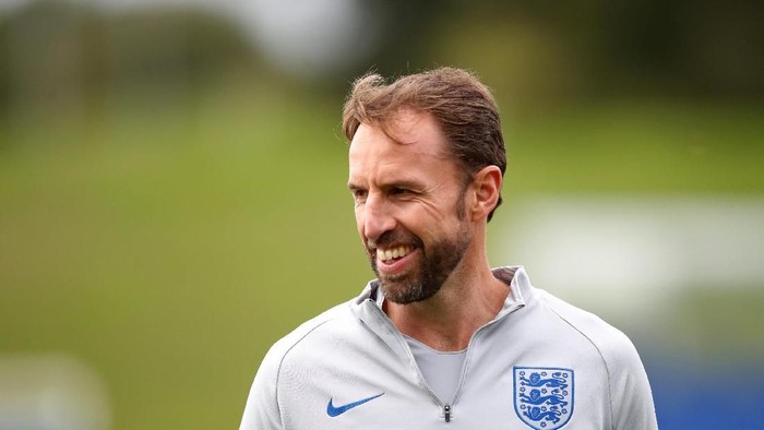 Soccer Football - England Training - St. Georges Park, Burton upon Trent, Britain - September 9, 2018   England manager Gareth Southgate during training   Action Images via Reuters/Carl Recine