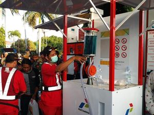 Warga Palu Bisa Beli BBM di SPBU Portabel, Ini Lokasinya