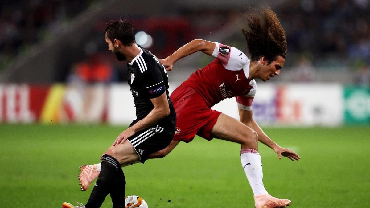 Arsenal menang telak 3-0 saat bertandang ke Qarabag. (Foto: Francois Nel/Getty Images)