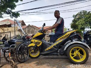 Berkat Bengkel Modifikasi Ini, Sepeda Motor Jadi Ramah Difabel