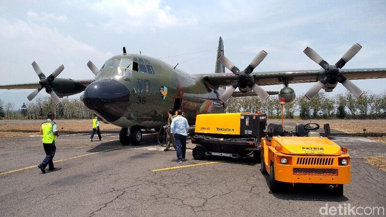 Sehari, 6 - 7 Hercules Beroperasi Dukung Penanganan Bencana Palu