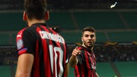 Gol penutup Milan dibuat kembali oleh Cutrone pada menit 79 (Marco Luzzani/Getty Images)