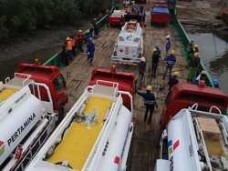 Pertamina Kirimkan Mobil Tangki Bermuatan 640 Ton ke Lokasi Gempa