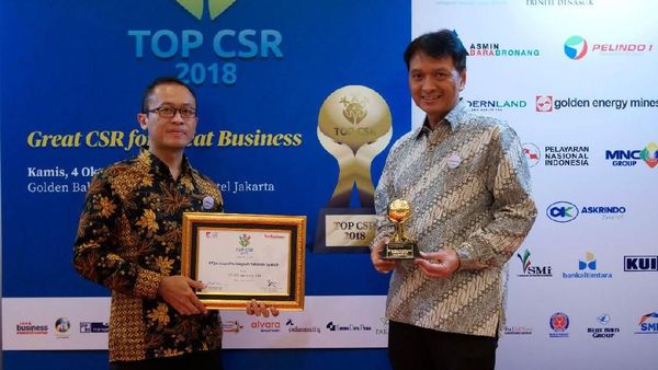 Askrindo Syariah Sabet Penghargaan Top CSR 2018