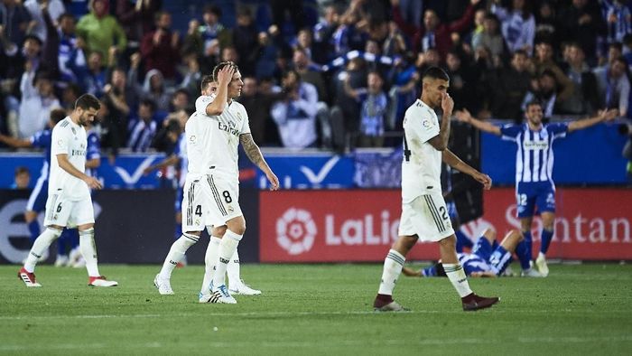 Real Madrid tidak disarankan beli penyerang baru di Januari. (Foto: Juan Manuel Serrano Arce/Getty Images) Real Madrid tidak disarankan beli penyerang baru di Januari. (Foto: Juan Manuel Serrano Arce/Getty Images)