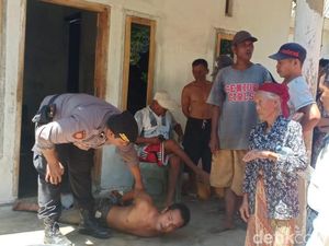 Duh, Pemuda Ini Tega Pukul Ibunya dengan Alat Penumbuk Padi