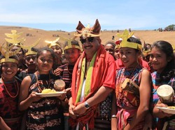Menpar Arief Yahya Tinjau Persiapan Festival Fulan Fehan 2018