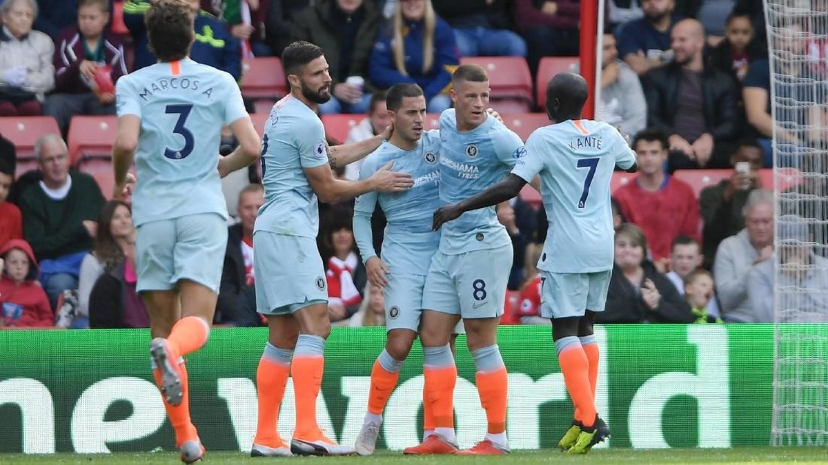 Chelsea menang 3-0 atas Southampton di pekan ke delapan Liga Inggris 2018/2019. (Foto: Mike Hewitt/Getty Images)