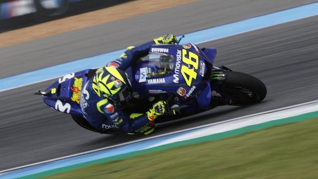 Valentino Rossi menjadi salah satu pebalap yang masih bisa menggagalkan Marc Marquez menjadi juara dunia.