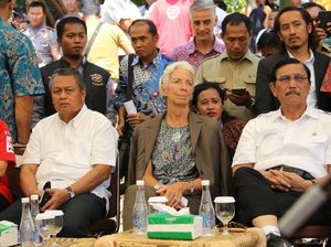 Bos BI dan IMF Kunjungi Korban Gempa Lombok