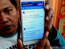 Wartawan Brebes Adukan Akun FB yang Sebarkan Ujaran Kebencian