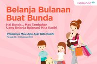 Berbagi Cerita Dapat Uang Belanja Gratis, Mau, Bun?