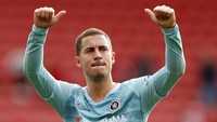 Eden Hazard bukan lagi pemain dengan gaji tertinggi di Chelsea. Bayarannya 200 ribu pound sterling per pekan. Dia merupakan pemain dengan gaji tertinggi kedua. (Foto: John Sibley/Action Images via Reuters)