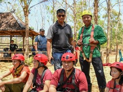 Rommy Bertualang di Gua Jomblang, Harap Wisata Alam Tetap Lestari
