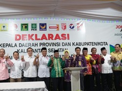 12 Kepala Daerah di Kalsel Deklarasi Dukung Jokowi-Amin