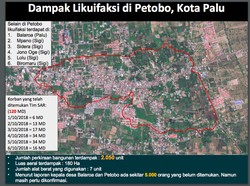 Wilayah Likuifaksi Sulteng Direkomendasikan untuk Ditimbun Tanah