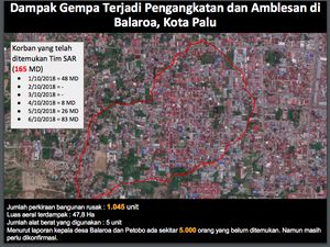 Ribuan Rumah di Sulteng Terkubur Akibat Fenomena Likuifaksi
