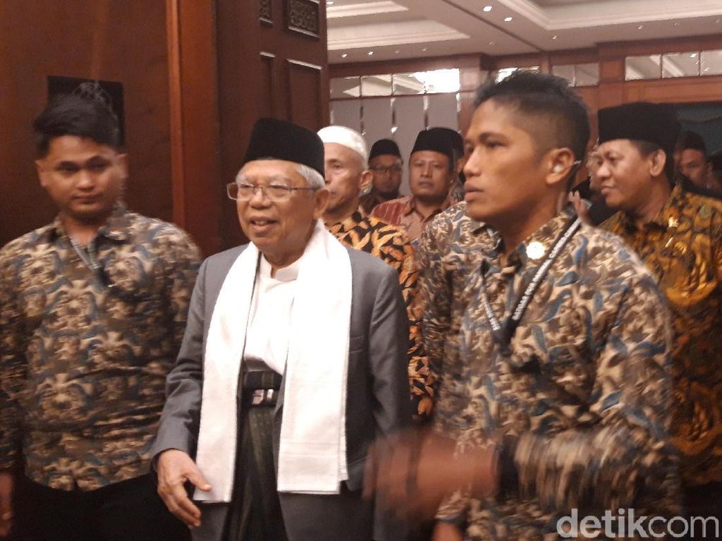 Maruf Amin Bertemu Kiai se-Jatim di Surabaya, Ini yang Dibahas