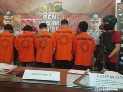 Polres Jaksel Tangkap Komplotan Perampok Minimarket Bersajam