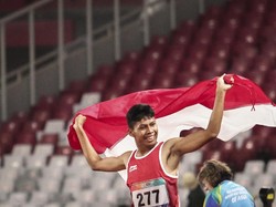 Sapto Yogo Purnomo Raih Emas di Lari 100 Meter Tuna Daksa