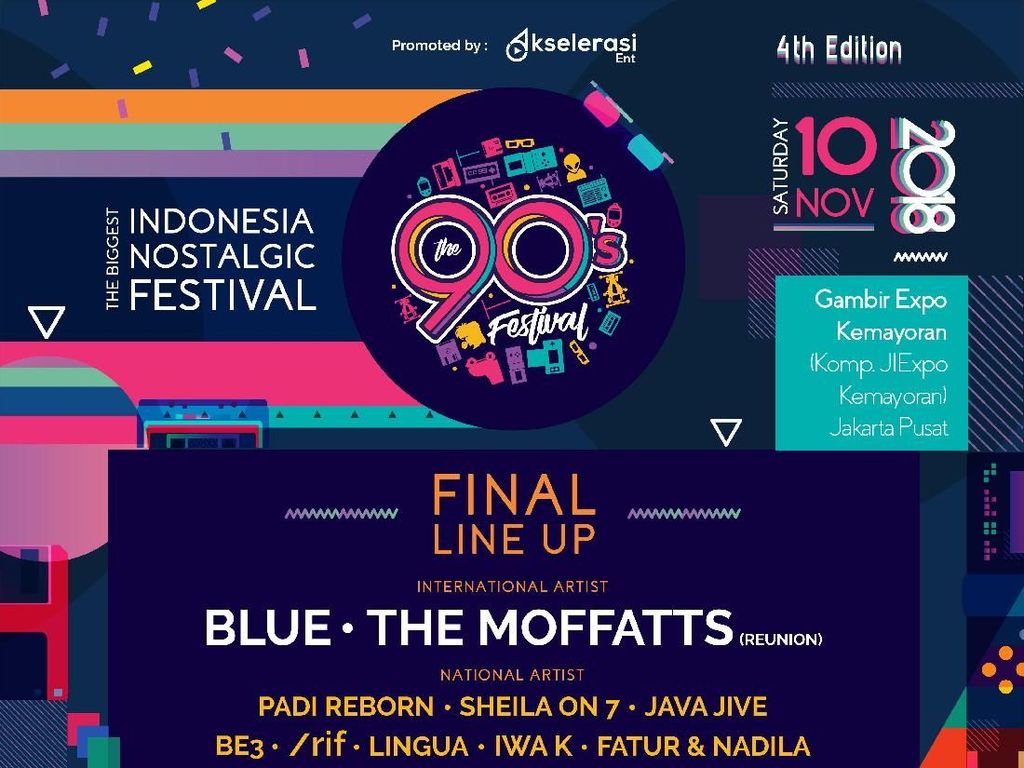 Sudah Tahu detikHOT Bagi-bagi Tiket 90s Festival 2018? Sudah Tahu detikHOT Bagi-bagi Tiket 90s Festival 2018?