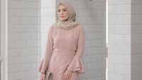 Foto: Inspirasi Baju Kondangan Hijab Ala Si Cantik Mega Iskanti