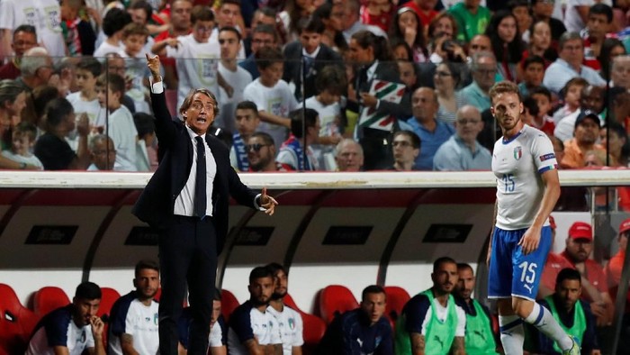 Mancini Terus Bongkar-Pasang Lini Depan Azzurri