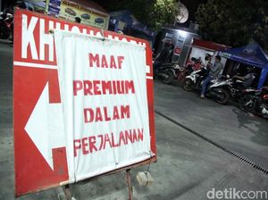 DPR: Percuma Harga Turun tapi Tidak Ada Premiumnya, Saya Sedih DPR: Percuma Harga Turun tapi Tidak Ada Premiumnya, Saya Sedih