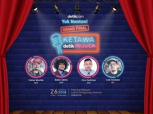 10 Nama Finalis Ketawa Detik Ini Juga yang Siap Mengocok Perut