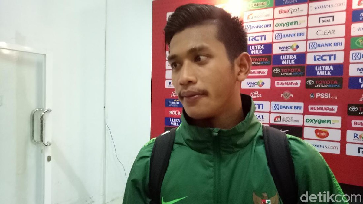 Indra Mustafa bersyukur bisa kembali membela timnas (Randy Prasatya/detikSport)