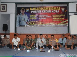 Jelang Pilpres, Polisi-TNI-Pemkot Kediri Ajak Warga Cegah Berita Hoax