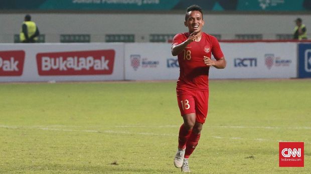 Irfan Jaya mencetak dua gol ketika Timnas Indonesia menang 3-0 atas timnas Myanmar.