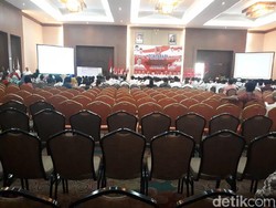 Banyak Kursi Kosong, Begini Deklarasi Dukung Jokowi di Pekanbaru