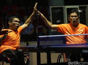 Cahyo dan Sefrianto Sumbang Perunggu Tenis Meja TT 2-3